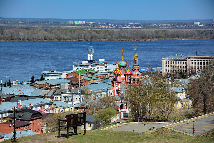 Вид на город с Набережной Федоровского