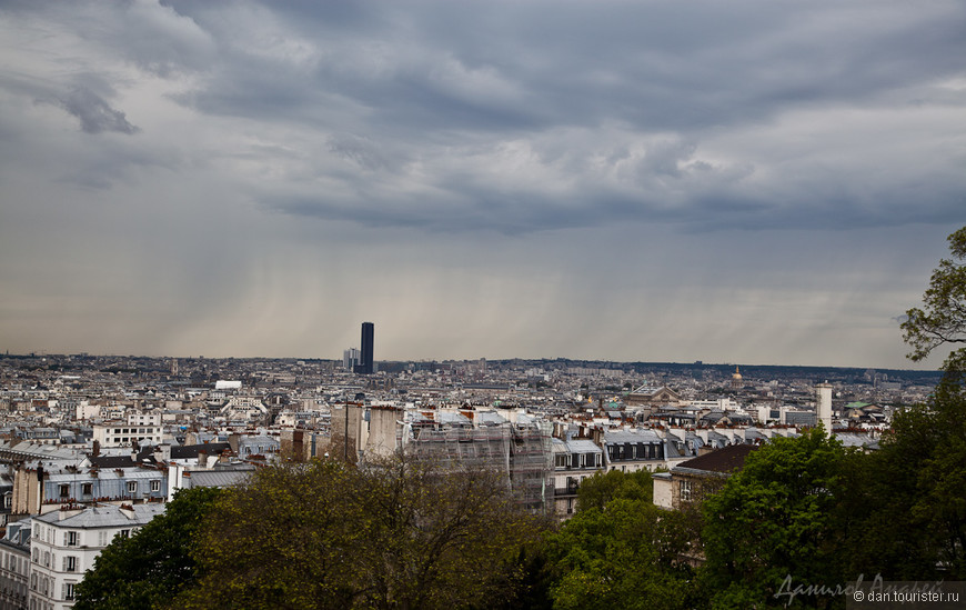 Прогулки по дождливому Парижу