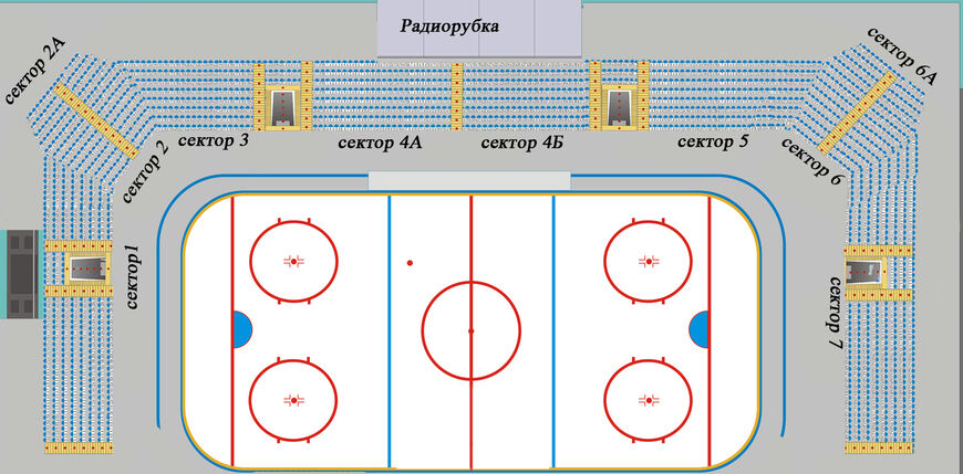 Схема ледовой арены