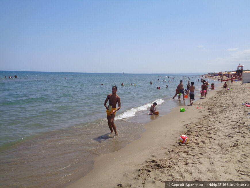 Южный городской пляж — самый лучший пляж Катании на Сицилии