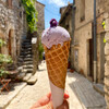 Туррет-сюр-Лу - фиалковое мороженое