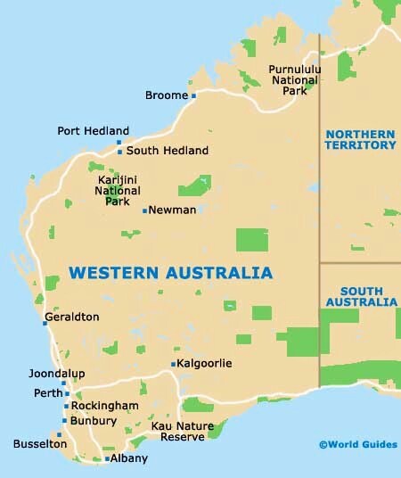 Красивая и необыкновенная Западная Австралия, 1 часть