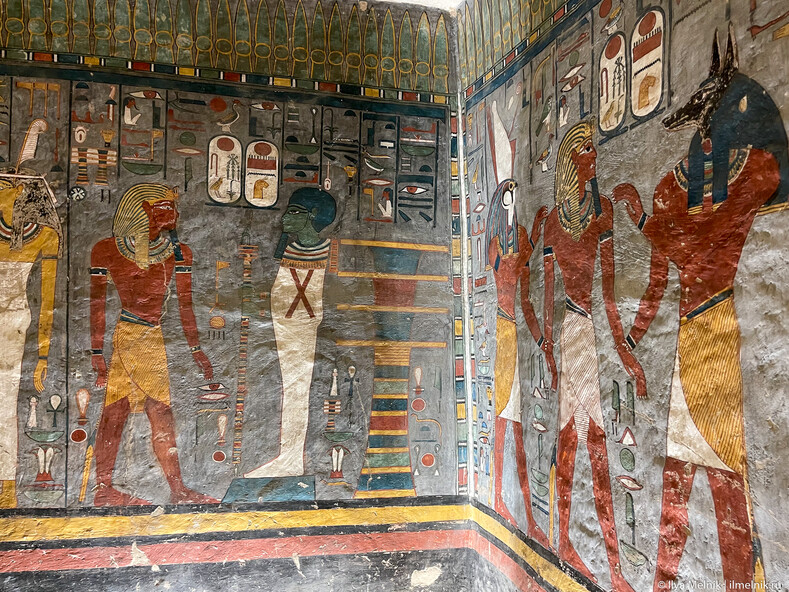 Изображение из гробницы Рамзеса I (Долина царей, Луксор)