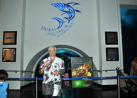 Дубай Молл,посещение аквариума