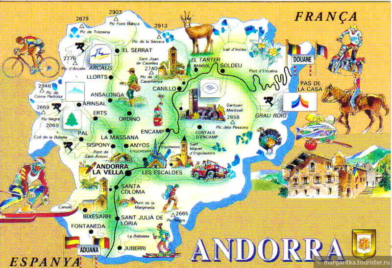 Все об Андорре: ее истории, географии, дорогах и ... (часть 1)