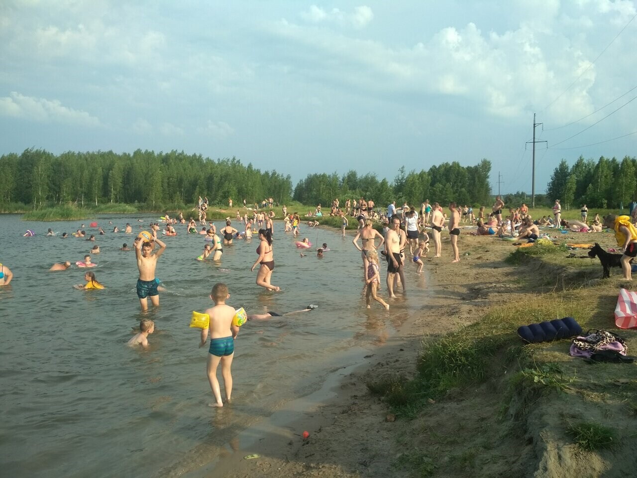 Пляж брянск