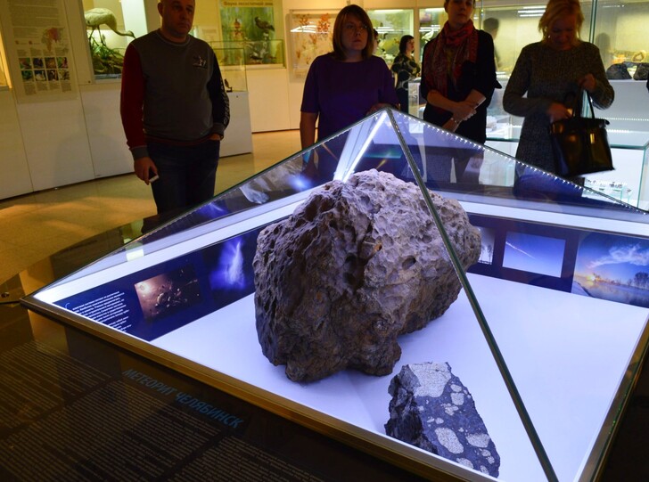 Челябинский метеорит в Краеведческом музее