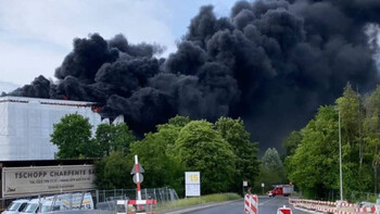 Аэропорт Женевы прекратил работу из-за пожара 
