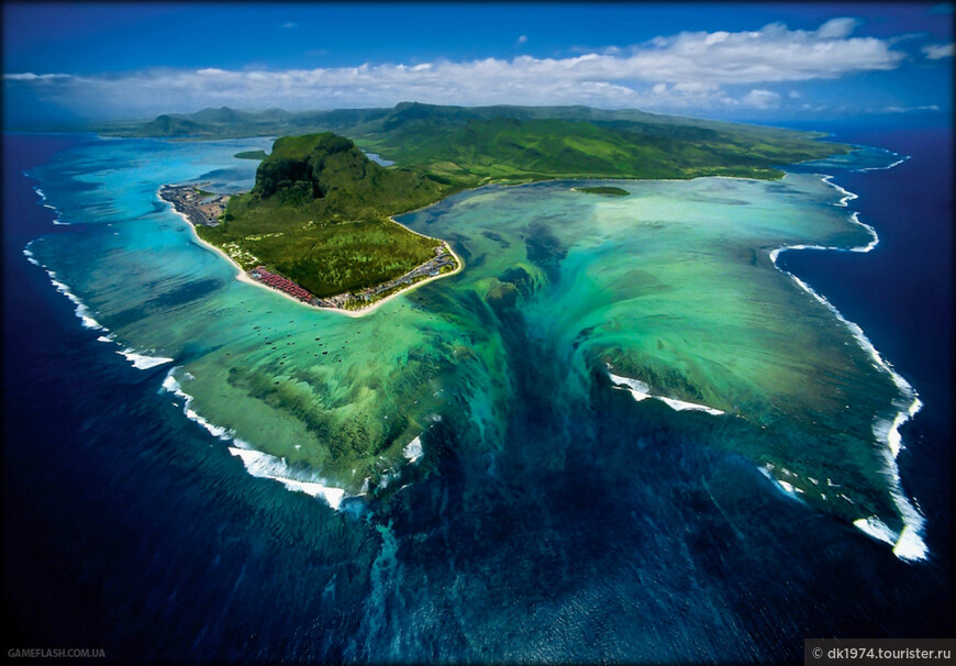 Подводный водопад и второй объект ЮНЕСКО на Маврикии 