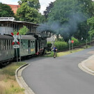 Ретро железная дорога «Lößnitzgrundbahn»