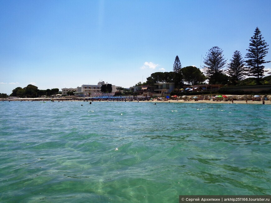 Пляж Фонтане Бьянке с его белым песком — лучший по моему мнению на Сицилии