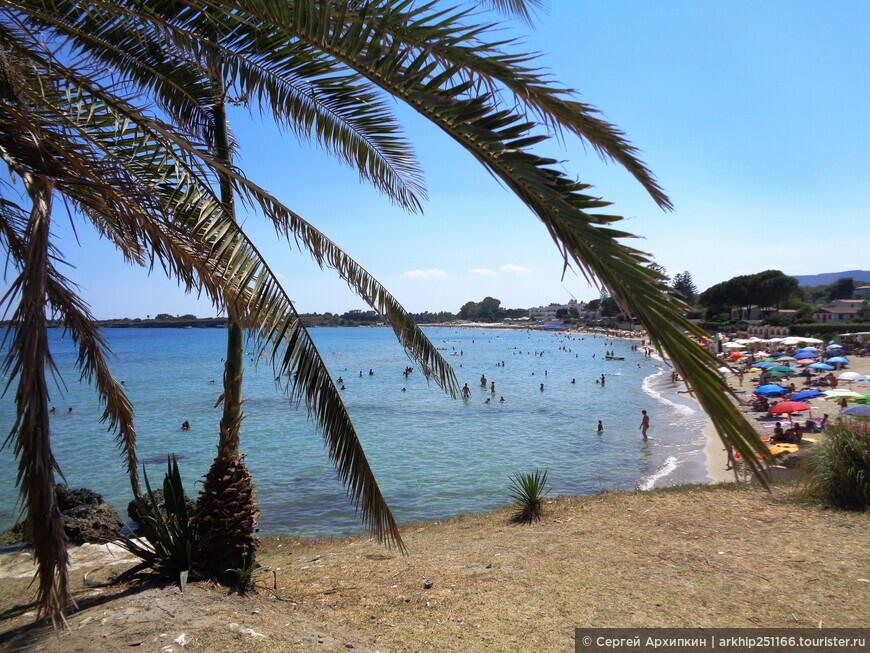 Пляж Фонтане Бьянке с его белым песком — лучший по моему мнению на Сицилии