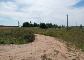Тропинка, ведущая на Веселово - вид с дороги H2800 «Холопеничи - Краснолуки - Лепель»