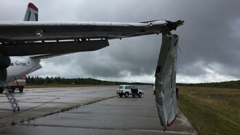 В Иркутской области самолёт с пассажирами сломал крыло при посадке