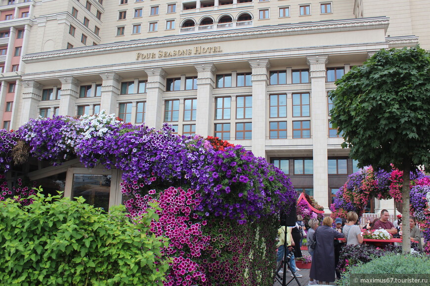 Цветочный джем на Манежной площади