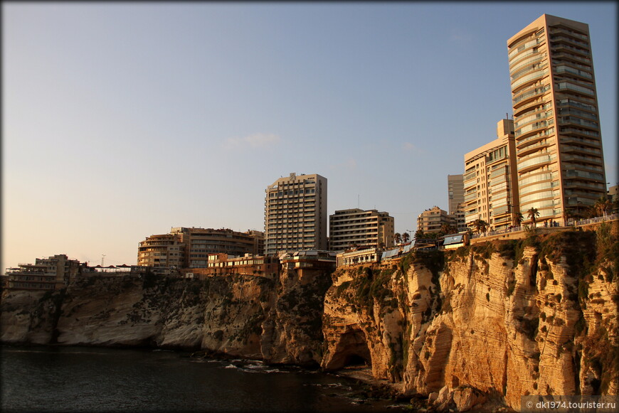 Визитная карточка Бейрута или закат на Голубиных скалах 