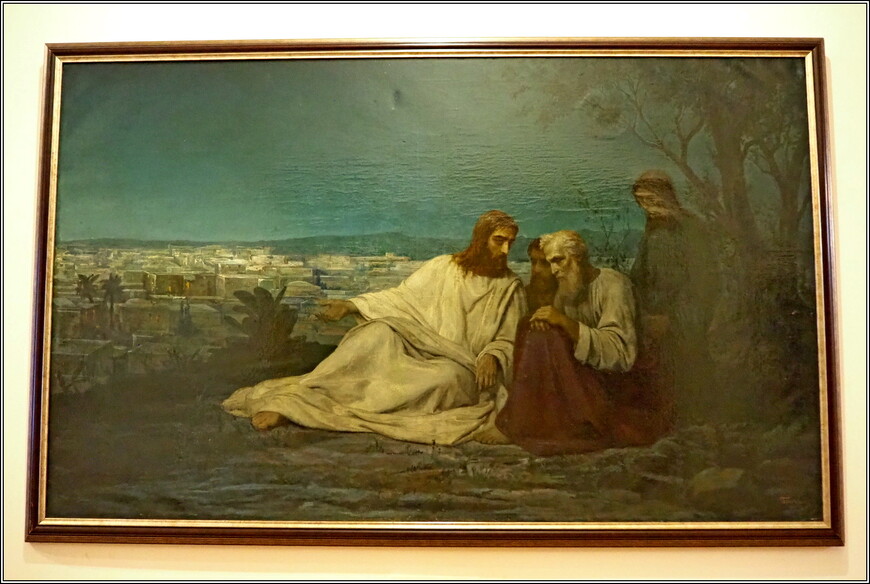 «Беседа Христа с учениками на Елеонской горе» (1881) Боткин Михаил Петрович (1839-1914)