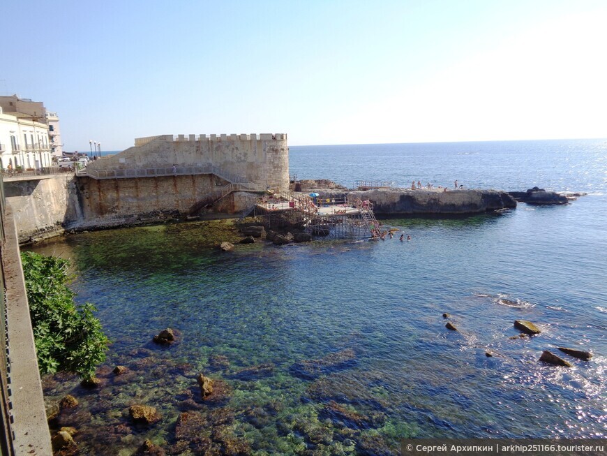 Остров Ортиджа — главный исторический район Сиракузы на Сицилии