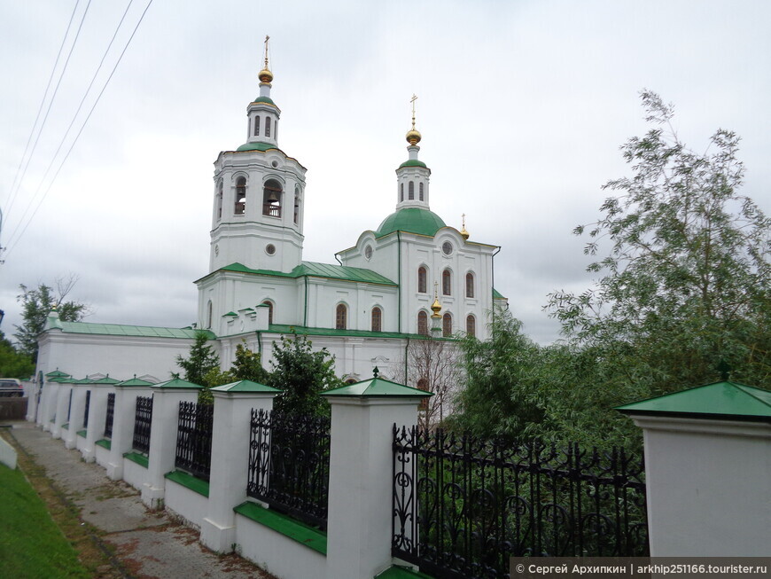 Старинный Вознесенско-Георгиевский храм в Тюмени