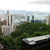 Вид с пика Виктории на Гонконг и фуникулер