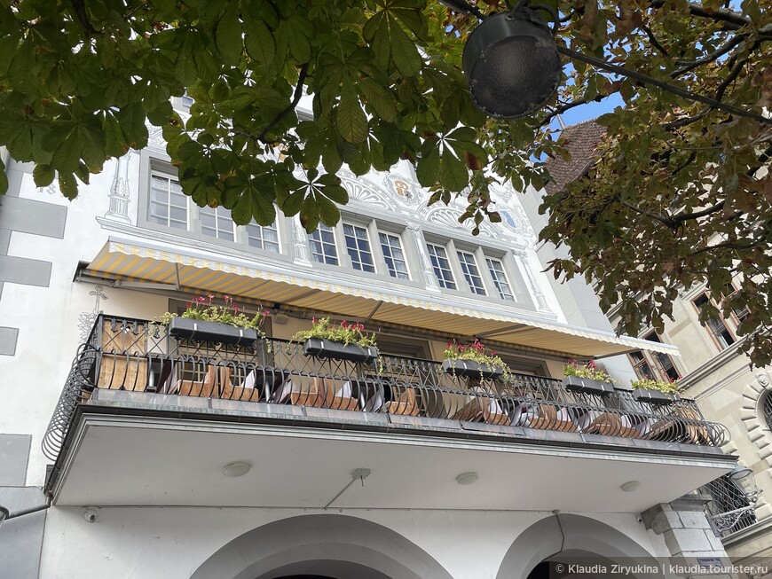 Ещё один ресторан — исторический дом в Люцерне
