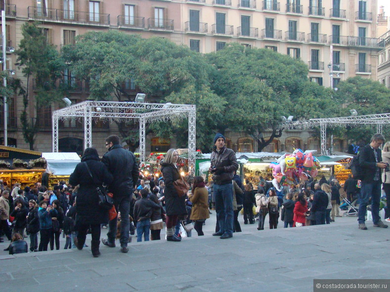 Рождественские ярмарки в Барселоне