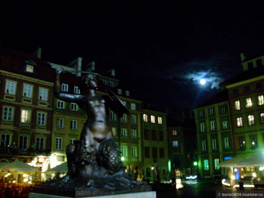 Варшава — прогулка вечером в начале октября