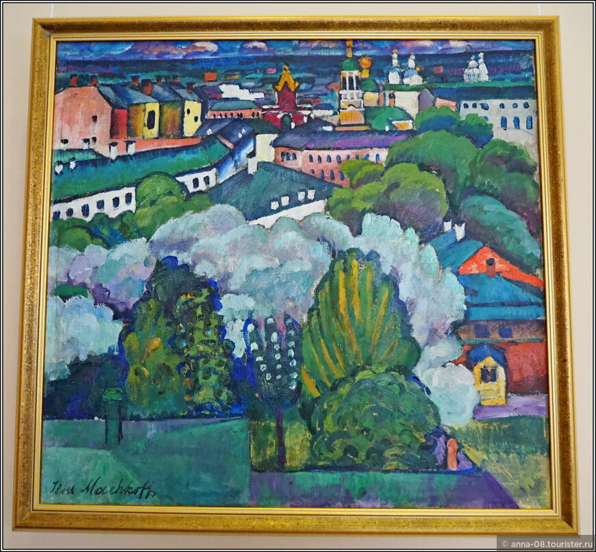 Машков Илья Иванович (1881-1944) «Городской пейзаж (Москва)» (1911)