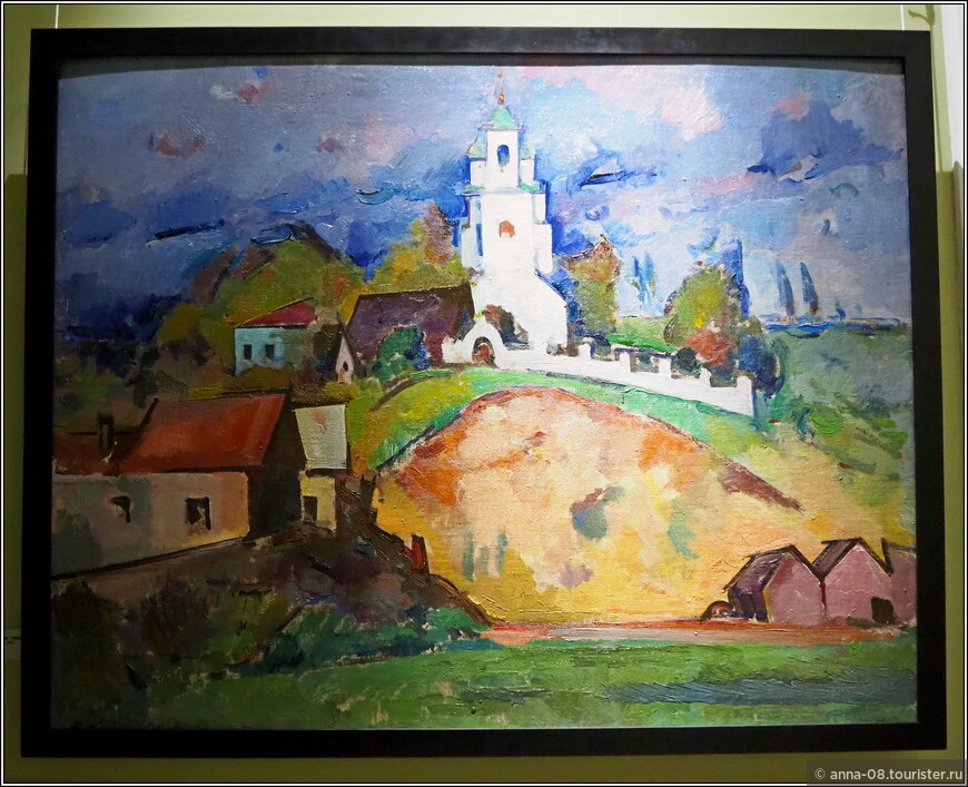 Куприн Александр Васильевич (1880-1960) «Верхние котлы. Пейзаж с церковью» (1922)