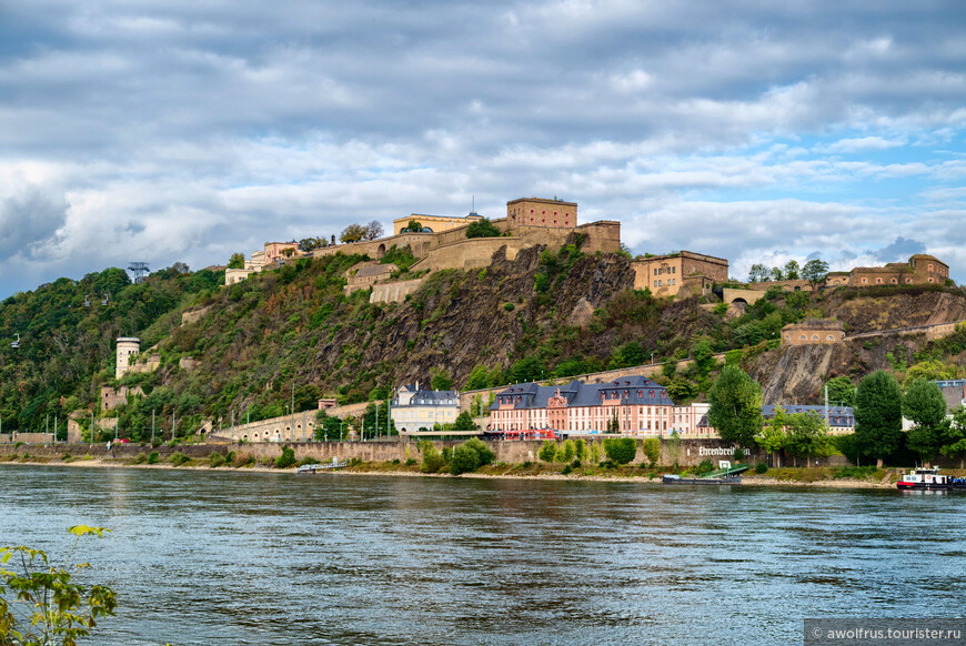 Крепость Эренбрайтштайн — твердыня на Рейне