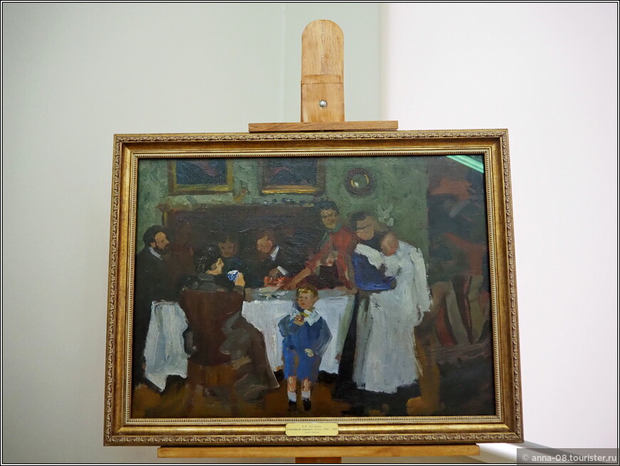 Б.М. Кустодиев «Семейный портрет» Эскиз (1905-1906)