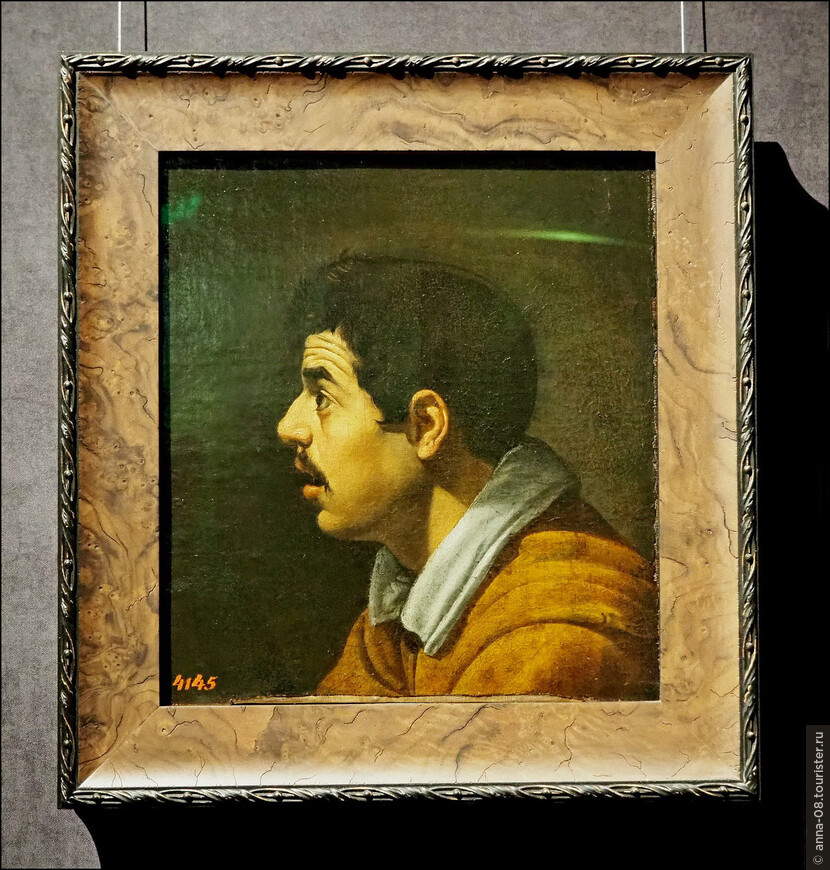 Диего Веласкес де Сильва «Мужская голова в профиль» (1616-1617)
