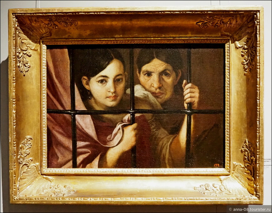 Бартоломе Эстебан Мурильо (?) «Две женщины у окна с решеткой» (около 1645)