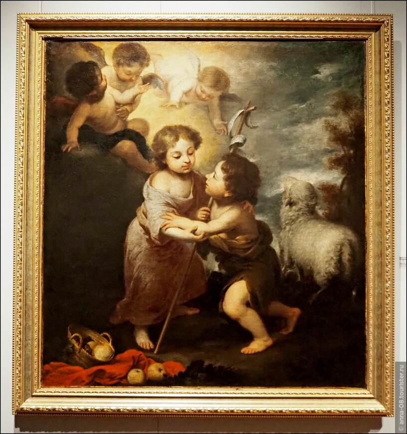 Бартоломе Эстебан Мурильо «Христос и Иоанн Креститель в детстве» (около 1660)