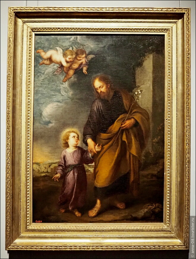 Бартоломе Эстебан Мурильо «Святой Иосиф, ведущий за руку ребенка Христа» (около 1670)