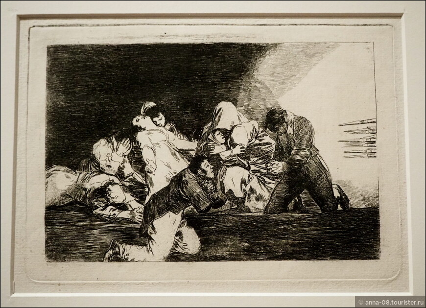 «Не могу это видеть» Из серии «Бедствия войны», 1810-е.