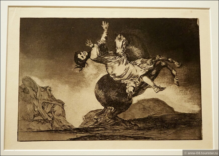«Неукротимая глупость» Из серии «Глупости (Пословицы)», 1815-1824