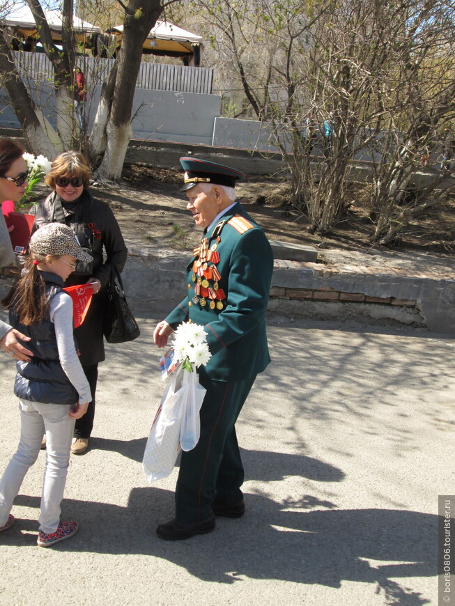 Прогулка по Тюмени на День Победы в 2014 году