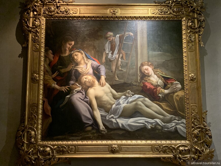 Корреджо «Оплакивание Христа», 1524. Пинакотека Пармы.