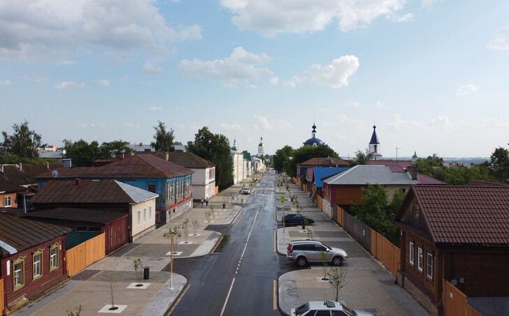 Улица Красноармейская в Зарайске