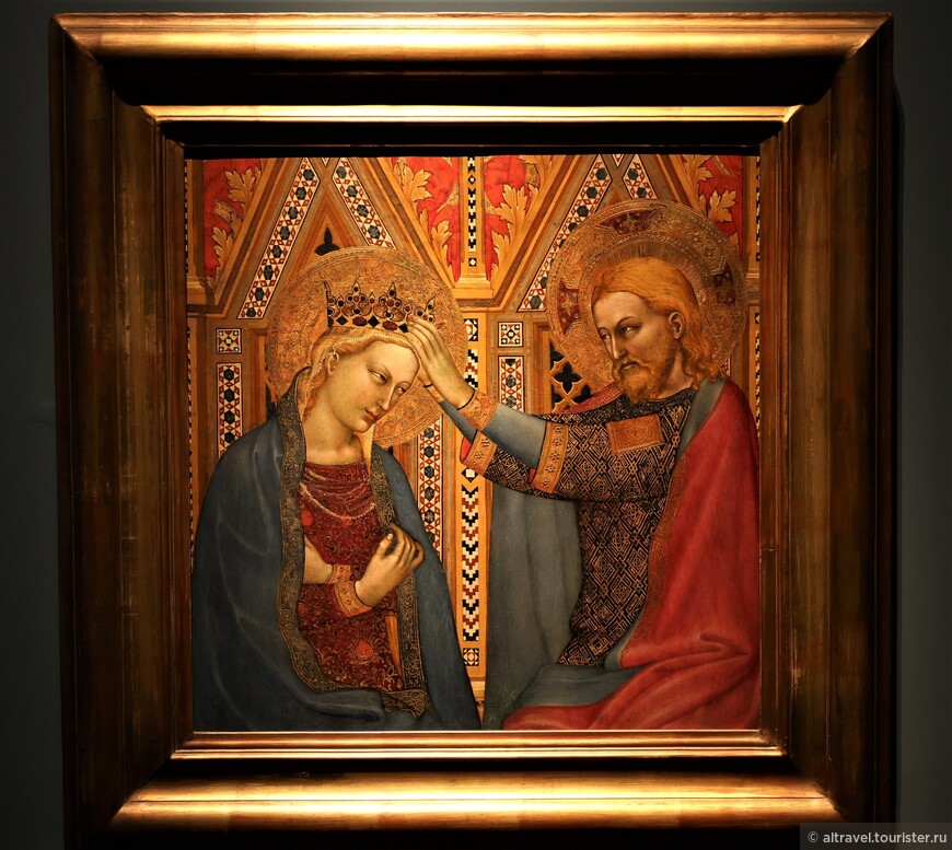 Джованни да Милано. Коронация Мадонны. 14 век. Коллекция Национального музея изящных искусств.