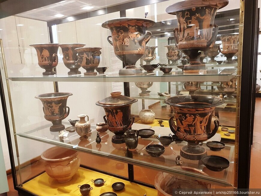 Региональный Археологический музей на острове Липари к северу от Сицилии