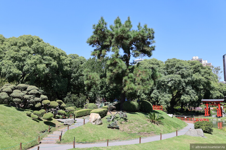 Этот сад был создан на средства и усилиями японцев, живущих в Буэнос-Айресе. Многие из них и сегодня продолжают ухаживать за этим садом на ежедневной основе.
