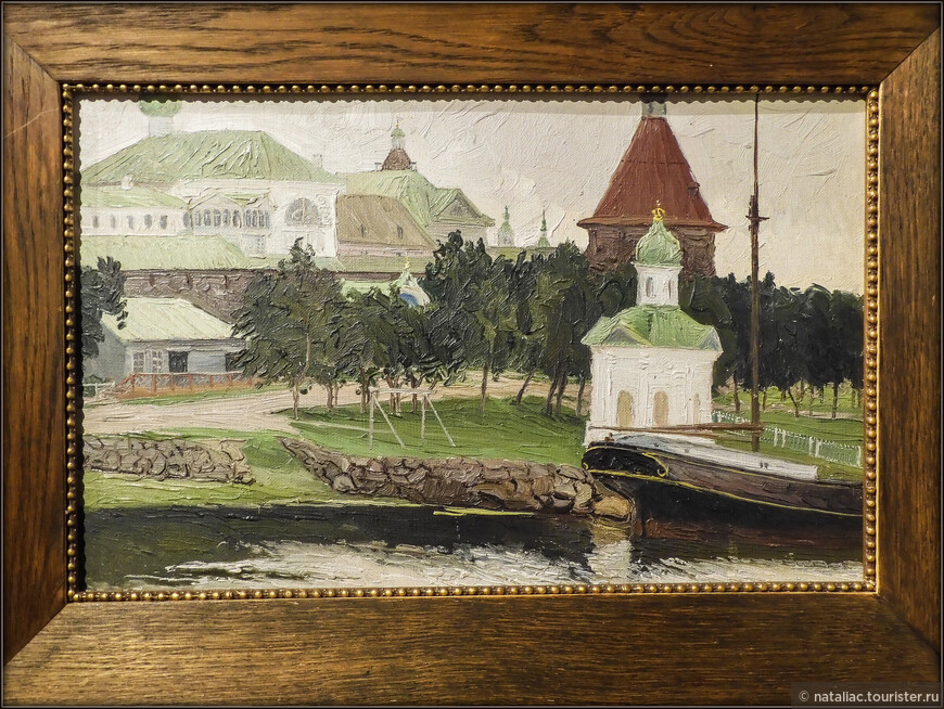 Гавань в Соловецком монастыре 1912-й год.