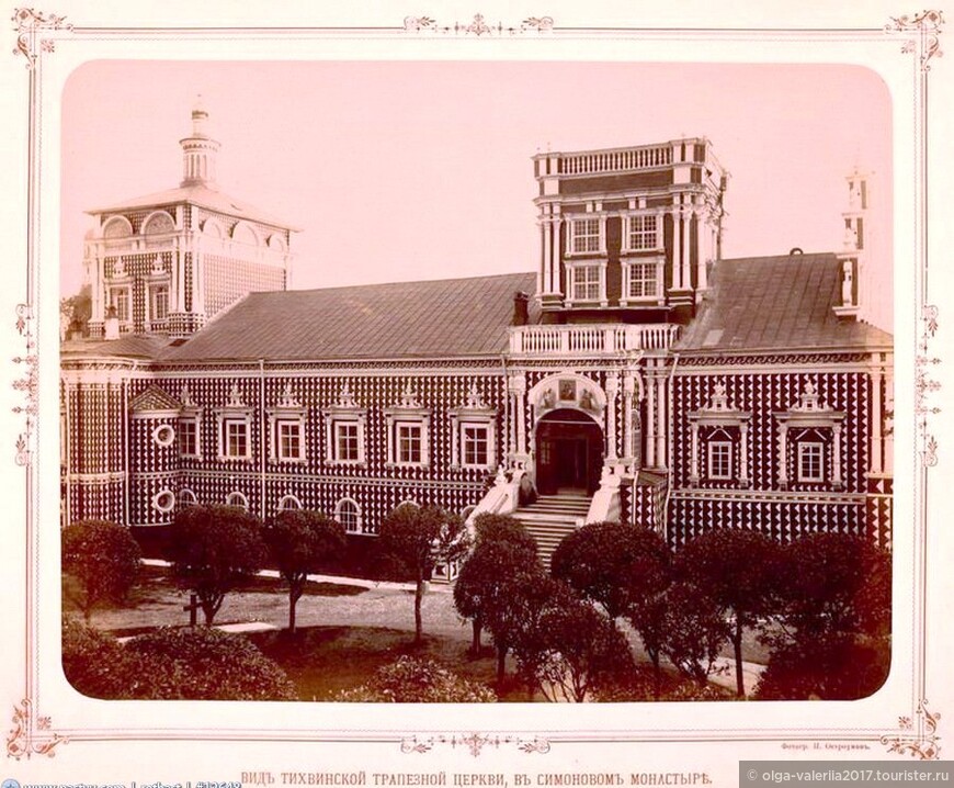 Северный фасад Тихвинской церкви.  1896 г. (фото из интернета).