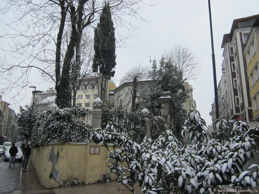 Прогулка по Стамбулу после снегопада