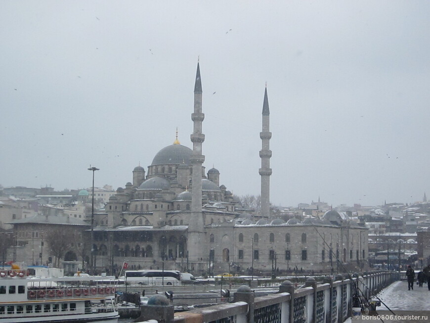 Прогулка по Стамбулу после снегопада