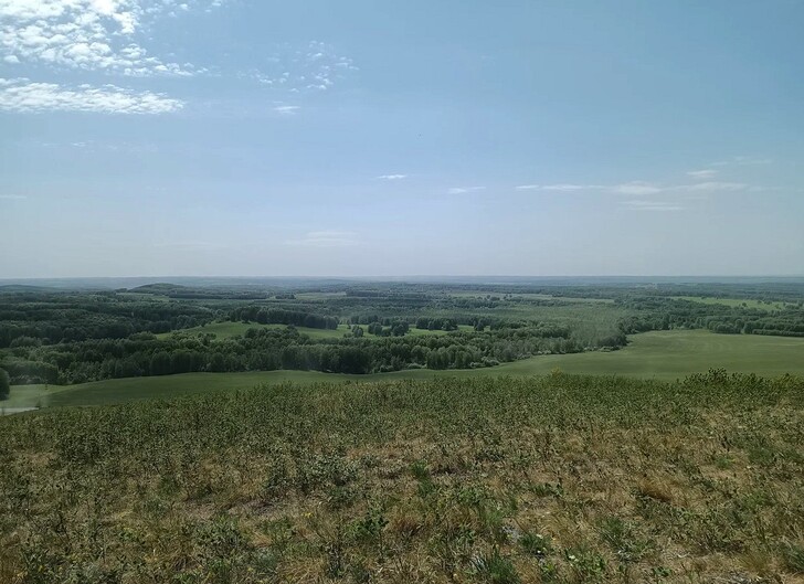 Вид с высоты одной из Буготакских сопок