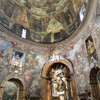 Одна из самых красивых церквей Испании, хотя и новая - первая треть 17 века. Внутри расписана фресками снизу доверху.