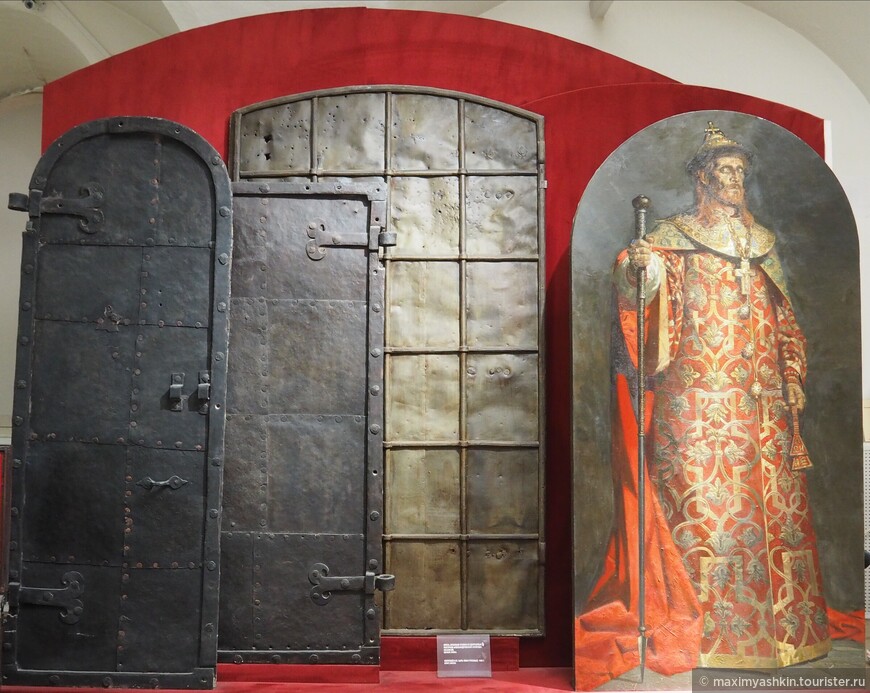Врата, оконные ставни из дворцовых построек Александровской слободы, XVI-XVII вв.